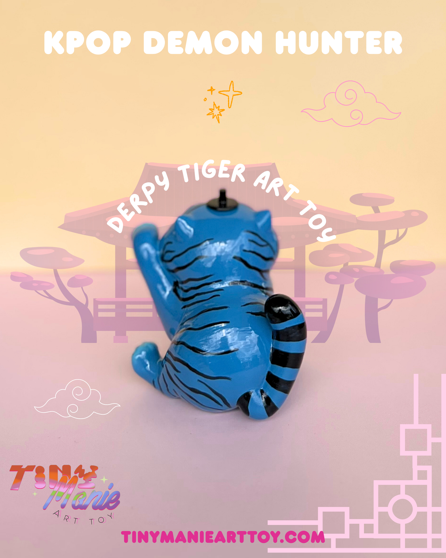 Kpop Demon Hunter Derpy tiger Art toy