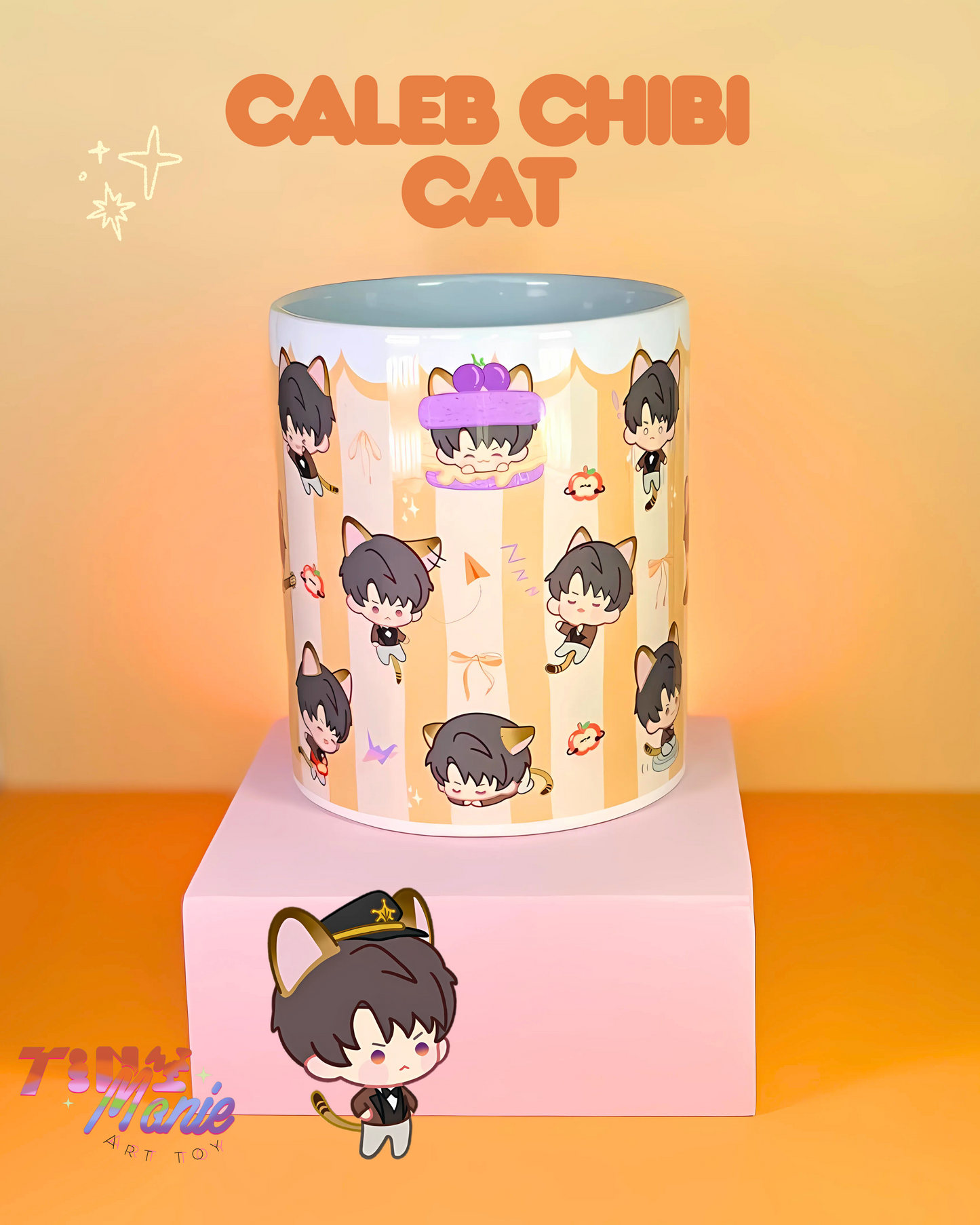 Mug Love and deepspace Chibi cat collection