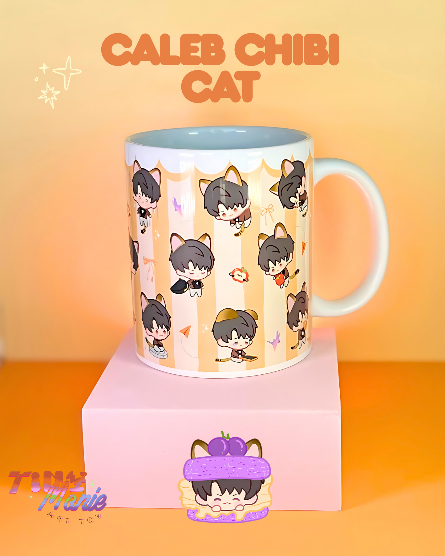 Mug Love and deepspace Chibi cat collection