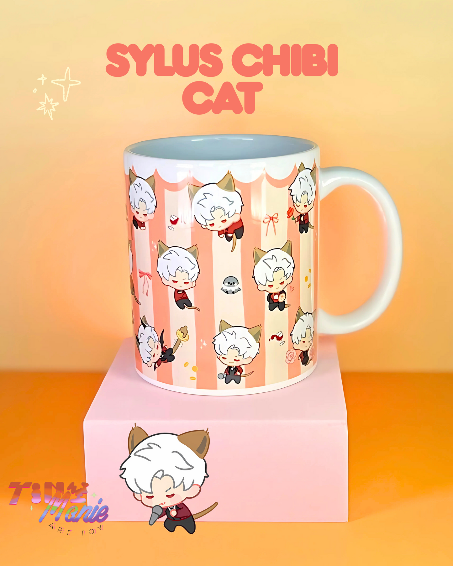 Mug Love and deepspace Chibi cat collection