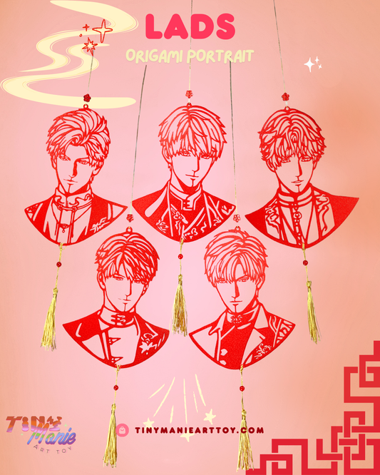 Portrait Origami 3D LADs
