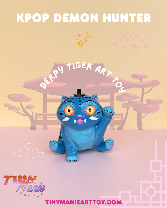 Kpop Demon Hunter Derpy tiger Art toy